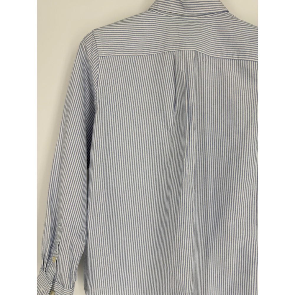 Ralph Lauren Boys Button Down Shirt Large Striped Oxford Preppy Classic - Picture 8 of 13